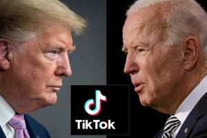 Trump Biden tiktok