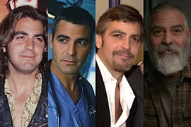 Evolution of George Clooney’s Hair – From Mullet to Whiskers to Flowbee (Photos)
