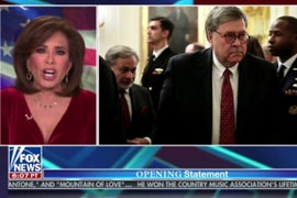 Judge Jeanine Suggests Bill Barr Is Secretly a Biden Supporter (Video)