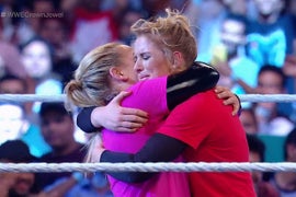 WWE’s Lacey Evans Says Historic Saudi Arabia Embrace Was Not Preplanned: ‘I Am Not a Hugger’ (Video)