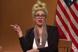 ‘SNL’: Cecily Strong Brings Giuliani’s Drunk Fraud Witness to Fart-Filled Cold Open (Video)