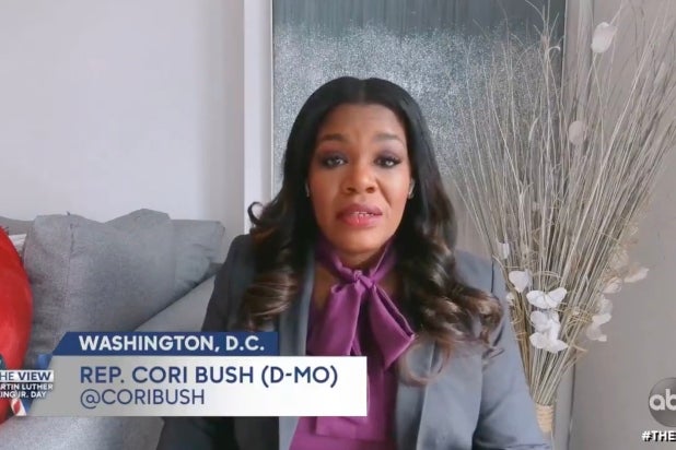 'The View': Rep Cori Bush on Being Booed for Denouncing White Supremacy: 'Your Colors Showed' (Video)