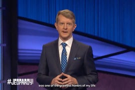‘Jeopardy!’: Ken Jennings Gets Emotional Honoring Alex Trebek in His First Episode as Guest Host (Video)
