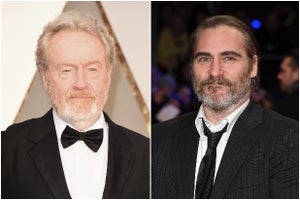 Ridley Scott Joaquin Phoenix Kitbag