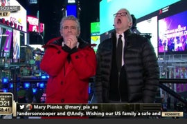 Everybody Loved Watching Anderson Cooper and Andy Cohen Get Drunk for New Year’s
