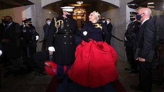 Lady Gaga Fans Go Gaga for Inauguration Performance – and ‘Hunger Games’-Style Look