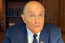 Bannon Laughs Off Giuliani’s Attempt to Tie Capitol Riot to Lincoln Project (Video)