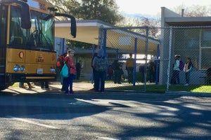 Apple TV filming at Kester Elementary School Sherman Oaks