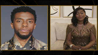 Watch Chadwick Boseman Widow’s Tearful Golden Globes Acceptance: ‘He Would Say Something Beautiful’ (Video)