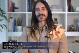 Jared Leto’s Golden Globes Fashion Blossoms With Online Fans: ‘Sonny and Cher’s Love Child’