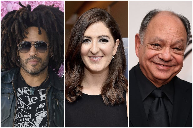 Shotgun Wedding Lenny Kravitz D'Arcy Carden Cheech Marin