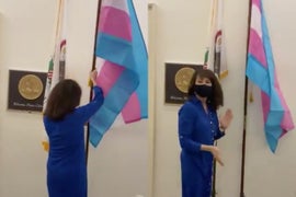 Facebook Apologizes for Removing Congresswoman’s Video of Trans Pride Flag