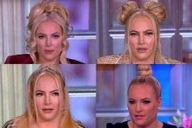 ‘The View’: Meghan McCain’s Craziest Hairstyles – From ‘Bridgerton’ to Princess Leia (Photos)