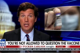 Tucker Carlson Says Authorities Are ‘Lying’ About COVID Vaccine (Video)
