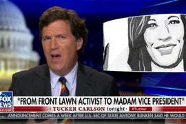 Tucker Carlson Is Outraged Disney Made a Kamala Harris Video for Black History Month (Video)