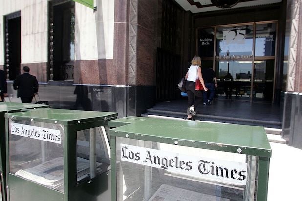 LA Times newspaper racks