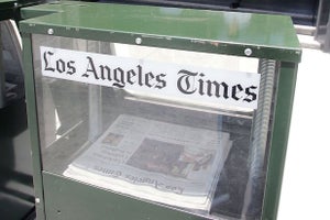LA Times newspaper rack