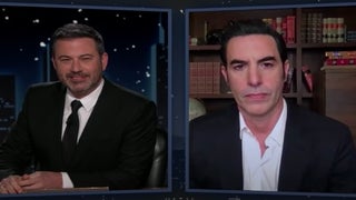 Jimmy Kimmel Catches Sacha Baron Cohen Selling COVID Vaccines to Celebs (Video)