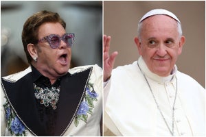 Elton John Pope Francis