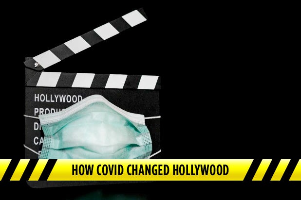 hollywood production covid coronavirus pandemic maska