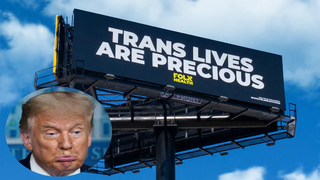 Trump Taunted with Pro-Transgender Billboard Outside Mar-a-Lago