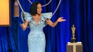Regina King presents the Oscar® for Original Screenplay during the live ABC Telecast of The 93rd Oscars® at Union Station in Los Angeles, CA on Sunday, April 25, 2021.