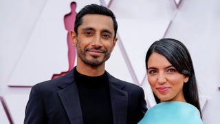 Riz Ahmed Was Straight-Up Husband Goals on the Oscars Red Carpet