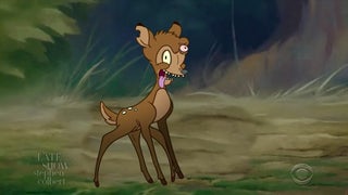 Colbert Imagines a ‘Bambi’ Sequel Featuring a Murderous Bloodthirsty Clone (Video)