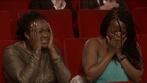 Daniel Kaluuya's mom and sister 2021 Oscars