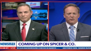Newsmax Amateur Hour: Host Chris Salcedo Has Entire Conversation With Sean Spicer on Mute (Video)
