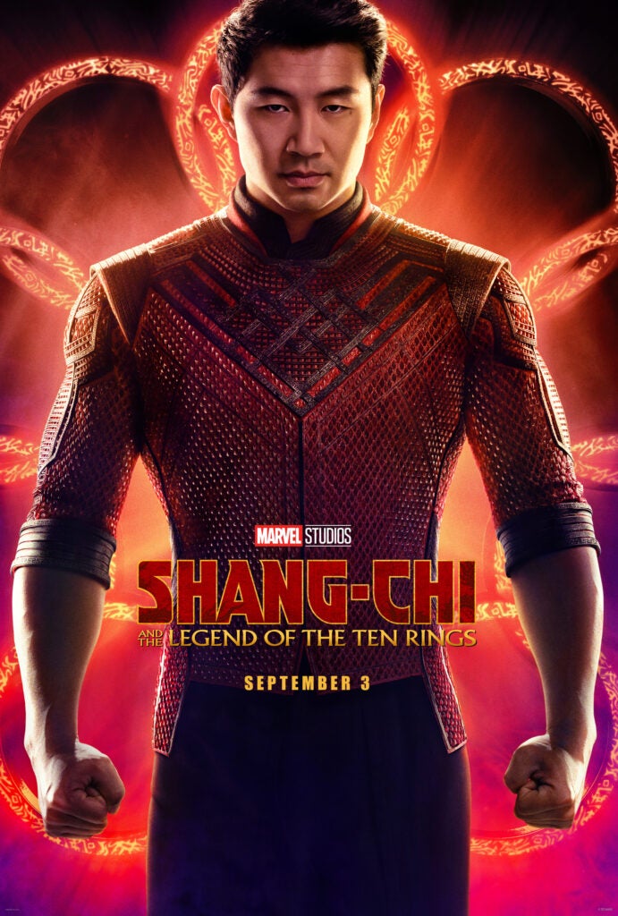 Shag-Chi and the Legend of the Ten Rings Poster Simu Liu