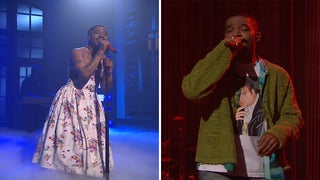 ‘SNL’: Kid Cudi Pays Tribute to Kurt Cobain, Chris Farley With Bold Fashion Statements