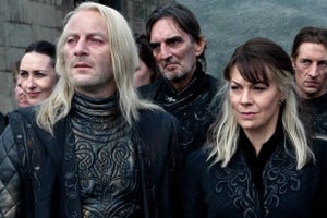 Jason Isaac helen McCrory lucius malfoy narcissa malfoy Harry Potter