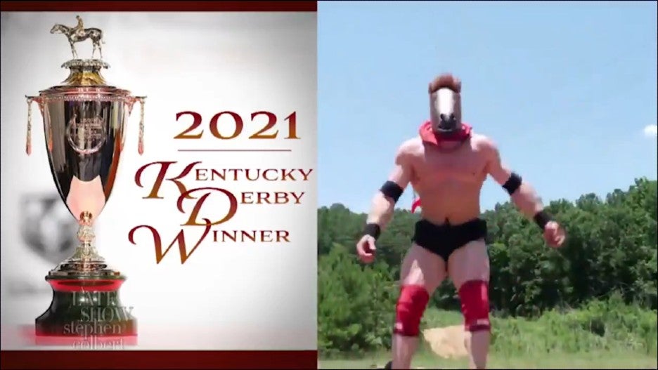 Colbert Late Show Medina Spirit Kentucky Derby