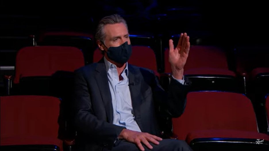 Kimmel And Gov Gavin Newsom Explain California S Vaccine Lotto Video Kimmel And Gov Gavin Newsom Explain California S Vaccine Lotto Video