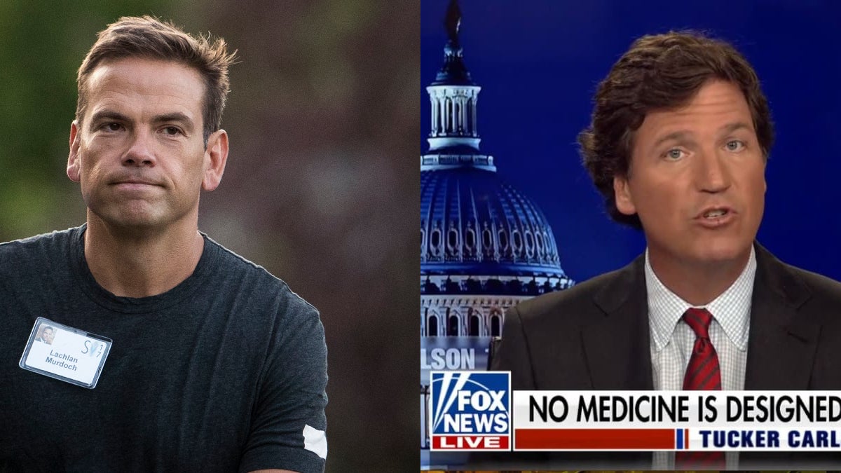 Fox Corp Boss Lachlan Murdoch Says Tucker Carlson’s Vaccine Misinformation Is ‘Brave’ thumbnail