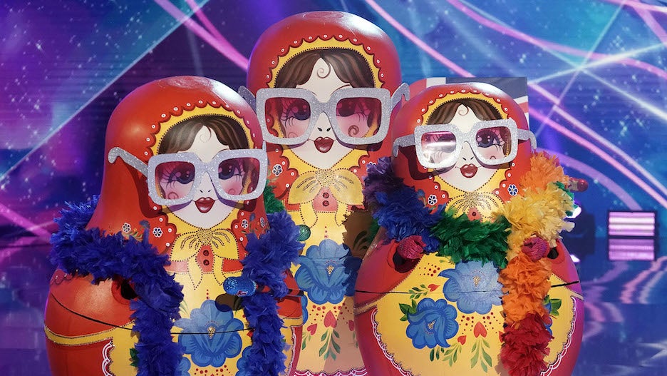 'Masked Singer' Russian Dolls on Costume Trickery, Being Mistaken for