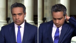 CNN Reporter Manu Raju Bugs Out After Giant Cicada Nearly Ruins Live Shot (Video)