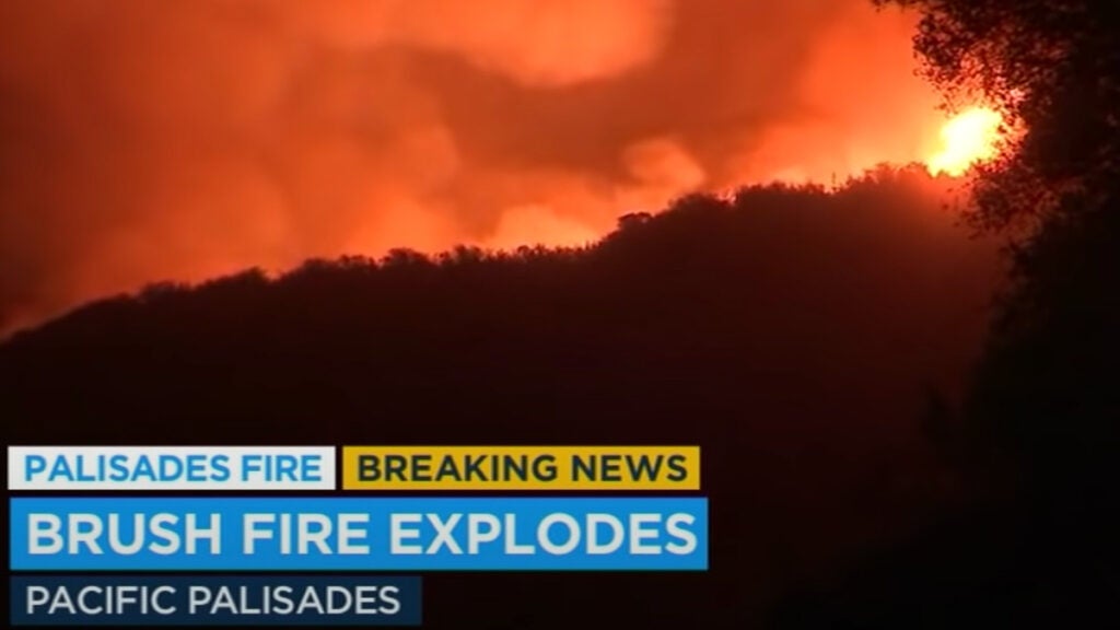 Palisades Fire Forces 1,000 Residents to Evacuate in Topanga Canyon