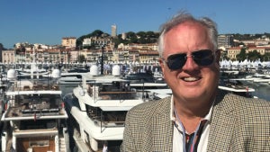 Rolf Smith, yacht broker, at Cannes