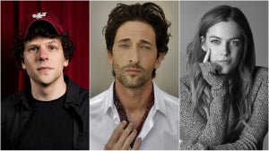 Jesse Eisenberg Adrien Brody Riley Keough Manodrome