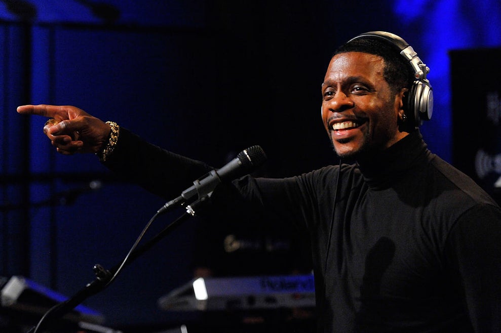 Keith Sweat Performs At The SiriusXM Studios In Washington DC