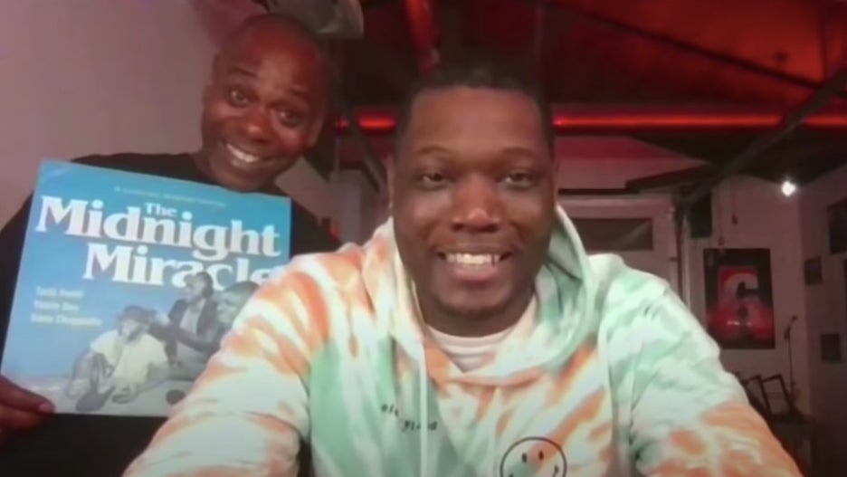 Dave Chappelle Hijacks Michael Che’s Kimmel Interview to Plug His