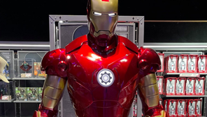 iron man statue