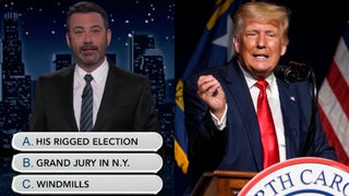 Kimmel Mocks Trump’s Rant About Windmills That ‘Kill Everything’ and ‘Very, Very Tough’ Canada (Video)
