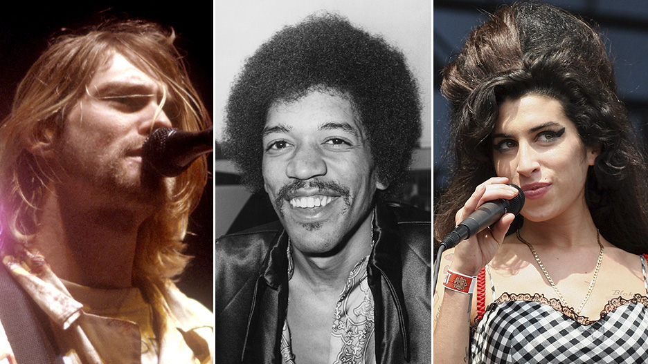 27 Club: Stars Who Died at Age 27, From Jimi Hendrix to Amy Winehouse  (Photos)