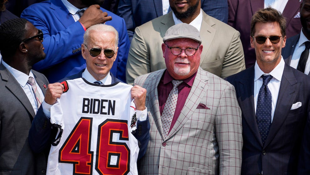 President Biden Tom Brady Tampa Bay Bucs