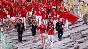China Map Tokyo Olympics Opening Ceremony