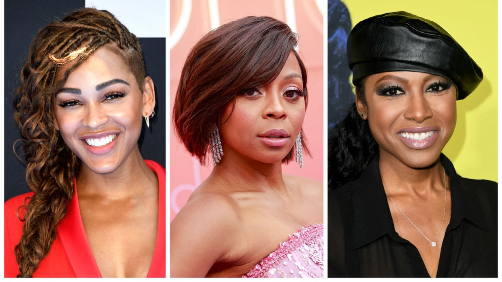 Meagan Good, Bresha Webb and Gabrielle Dennis
