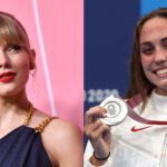 Silver Medalist Emma Weyant Makes ‘Fearless’ Olympic Debut With Taylor Swift Towel (Video)